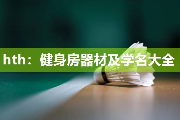 hth：健身房器材及学名大全