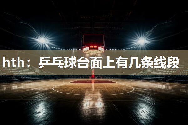 hth：乒乓球台面上有几条线段