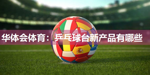 乒乓球台新产品有哪些